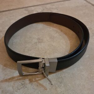 Black Leather Belt